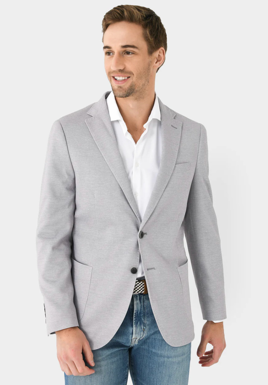 NEW JOHNNIE-O LIGHT GRAY WILHELM SPORT COAT JACKET BLAZER SZ 40R
